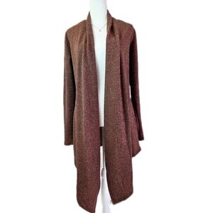 NWT Twenty Ten Rust Open Cardigan
